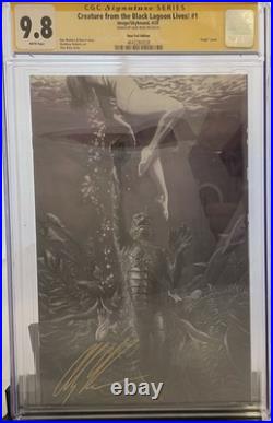 #1 Creature from the Black Lagoon Lives! 1100 /Ross Foil Variant CGC 9.8 SIGNED