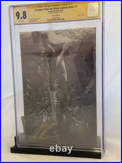 #1 Creature from the Black Lagoon Lives! 1100 /Ross Foil Variant CGC 9.8 SIGNED