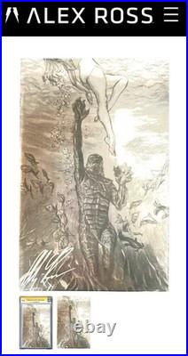 #1 Creature from the Black Lagoon Lives! 1100 /Ross Foil Variant CGC 9.8 SIGNED