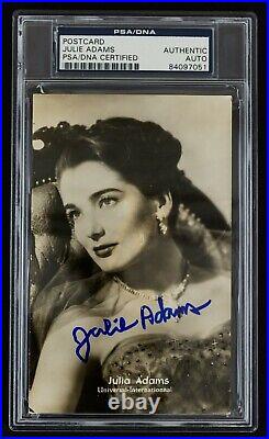 1950s Julie Adams Creature from the Black Lagoon Signed Postcard (PSA/DNA)