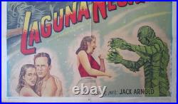 1954 CREATURE FROM THE BLACK LAGOON 1SH MOVIE POSTER Mega Rare Ed. CARLSON ADAMS