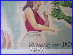 1954 CREATURE FROM THE BLACK LAGOON 1SH MOVIE POSTER Mega Rare Ed. CARLSON ADAMS