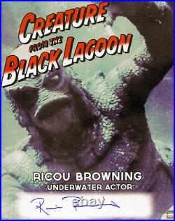 1954 Ricou Browning Creature from the Black Lagoon Signed LE 16x20 Photo (JSA)