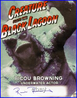 1954 Ricou Browning Creature from the Black Lagoon Signed LE 16x20 Photo (JSA)