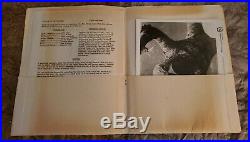 1955 REVENGE OF THE CREATURE Creature From Black Lagoon MOVIE PRESS KIT-Rare