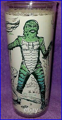 1960s VINTAGE UNIVERSAL PICTURES MONSTER CREATURE FROM THE BLACK LAGOON GLASS