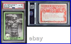 1961 Nu-Cards Horror Monsters Series 1 Creature from the Black Lagoon PSA 6 ne4
