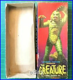 1963 Creature from the black lagoon Aurora box Universal Monsters Original