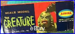 1963 Creature from the black lagoon Aurora box Universal Monsters Original