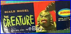1963 Creature from the black lagoon Aurora box Universal Monsters Original