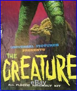 1963 Creature from the black lagoon Aurora box Universal Monsters Original