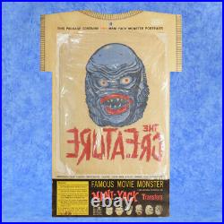 1964 CREATURE FROM THE BLACK LAGOON Mani-Yack Iron On SEALED Unused Orig RARE