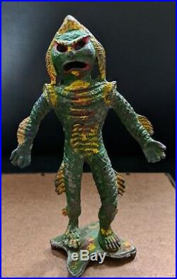1967 Large RARE Creature From Black Lagoon Lead Aquarium Figure Monster Toy