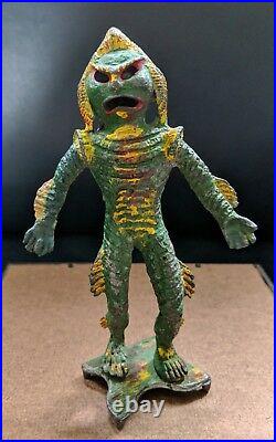 1967 Large RARE Creature From Black Lagoon Lead Aquarium Figure Monster Toy 5.75