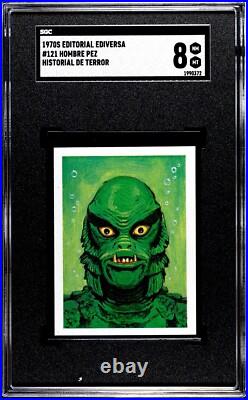 1970 Creature from the Black Lagoon Card 121 SGC 8 Horror Terror Monster HIGHEST