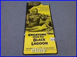1972 The Creature From The Black Lagoon Original Movie House Re-Release Poster