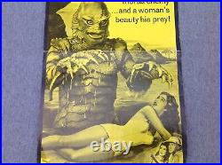 1972 The Creature From The Black Lagoon Original Movie House Re-Release Poster