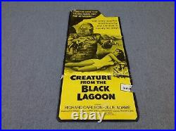 1972 The Creature From The Black Lagoon Original Movie House Re-Release Poster