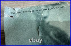 1972 The Creature From The Black Lagoon-Personality Posters #550 Poster 39x28 1972 The Creature From The Black Lagoon-Personality Posters #550 Poster 39x28