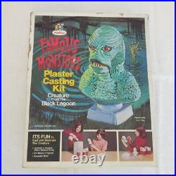 1974 Rapco FAMOUS MONSTERS Plaster Casting Kit CREATURE From The BLACK LAGOON