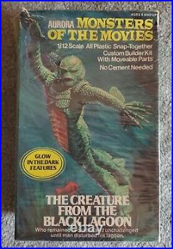 1975 CREATURE FROM THE BLACK LAGOON Orig AURORA MONSTERS OF THE MOVIES KIT MIB