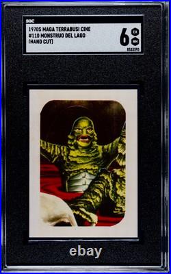 1976 Maga Terrabusi Cine #110 CREATURE FROM THE BLACK LAGOON SGC 6 Pop 1 highest