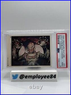 1980 Topps Creature Feature Sticker #21 Creature from the Black Lagoon PSA 9