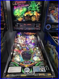 1992 Creature From The Black Lagoon Pinball Machine Leds Nice