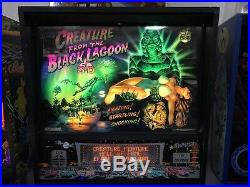 1992 Creature From The Black Lagoon Pinball Machine Leds Nice