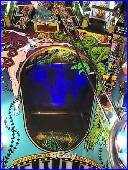 1992 Creature From The Black Lagoon Pinball Machine Leds Nice