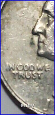 1996 D error quarter GEORGE with GILL-MAN Creature From The Black Lagoon on jowl