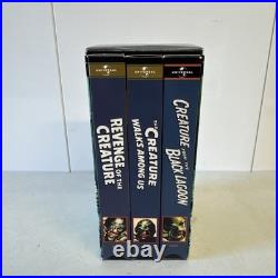 2000 VHS CREATURE FROM THE BLACK LAGOON BOX SET 3 VIDEO TAPES Universal