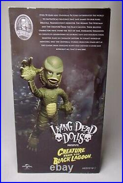 2015 Mezco Creature From the Black Lagoon 10 Living Dead Dolls figure toy MIB