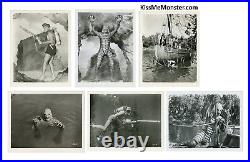 6 Orig Publicity Ricou Browning Universal 1954 Creature From The Black Lagoon