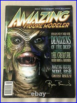 AMAZING Figure Modeler-Creature From The Black Lagoon-signed By Ricou Browning