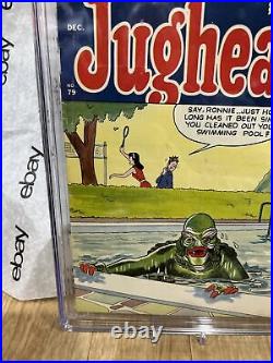 ARCHIES PAL JUGHEAD #79 1961 CREATURE FROM BLAck LAGOON Cgc 3.5 Of To White Page