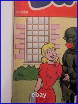 Archie Series Laugh #130 Creature From the Black Lagoon Horror Cover Silver Age