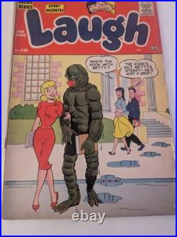 Archie Series Laugh #130 Creature From the Black Lagoon Horror Cover Silver Age