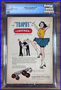 Archie's Pal Jughead #79 Cgc 4.0 Creature From The Black Lagoon Cover 1961