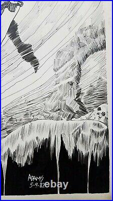 Arthur Adams 1982 Creature from the Black Lagoon Original Art Drawing VERY RARE
