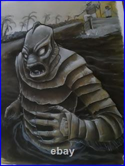 Attack Peter Creature From The Black Lagoon Art Print