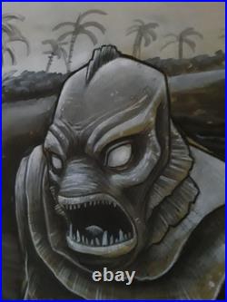 Attack Peter Creature From The Black Lagoon Art Print