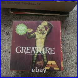 Aurora Creature From The Black Lagoon Glows In The Dark 483 Factory Sealed 1969 Aurora Creature From The Black Lagoon Glows In The Dark 483 Factory Sealed 1969