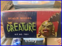 Aurora THE CREATURE FROM THE BLACK LAGOON Kit #7501 New in Shrink (RARE ED.)