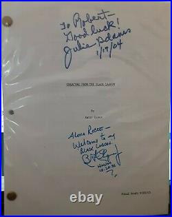 Autographs film script CREATURE FROM THE BLACK LAGOON Julie Adams / Ben Chapman