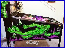 BALLY/Midway CREATURE From The BLACK LAGOON Pinball Machine Mike D Mod and LED's