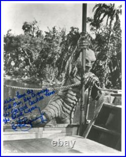 BEN CHAPMAN SIGNED 8x10 PHOTO THE CREATURE FROM THE BLACK LAGOON BECKETT BAS BEN CHAPMAN SIGNED 8x10 PHOTO THE CREATURE FROM THE BLACK LAGOON BECKETT BAS