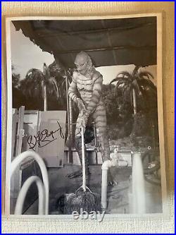 BEN CHAPMAN SIGNED 8x10 PHOTO THE CREATURE FROM THE BLACK LAGOON GILL MAN rare