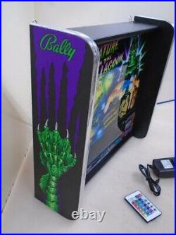 Bally Creature from the Black Lagoon Pinball Head LED Display light box