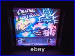 Bally Creature from the Black Lagoon Pinball Head LED Display light box